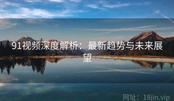 91视频深度解析：最新趋势与未来展望