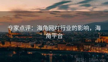 专家点评：海角网对行业的影响，海角平台