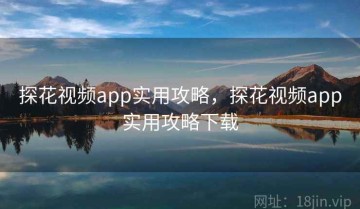 探花视频app实用攻略，探花视频app实用攻略下载
