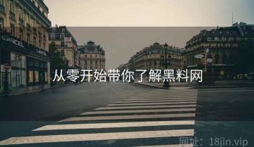 从零开始带你了解黑料网