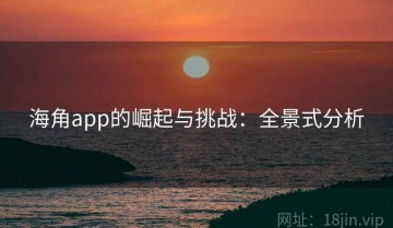 海角app的崛起与挑战：全景式分析