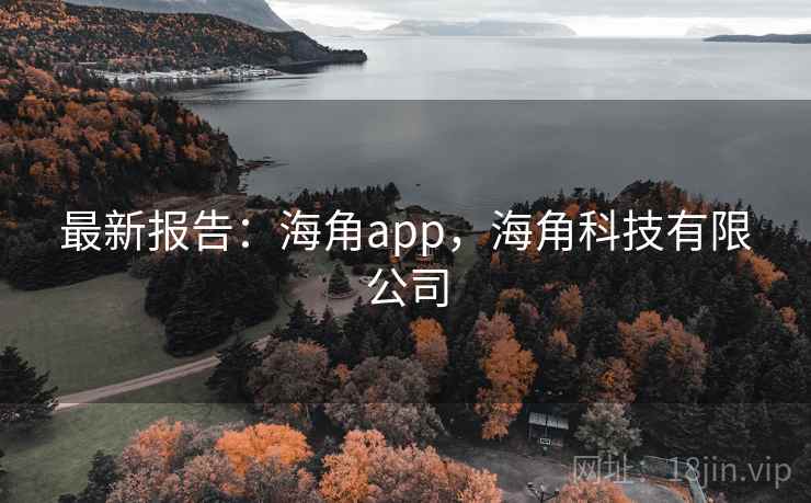 最新报告：海角app，海角科技有限公司