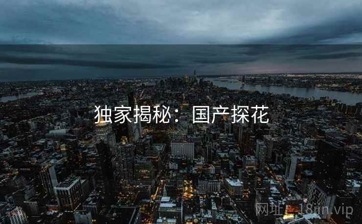 独家揭秘：国产探花